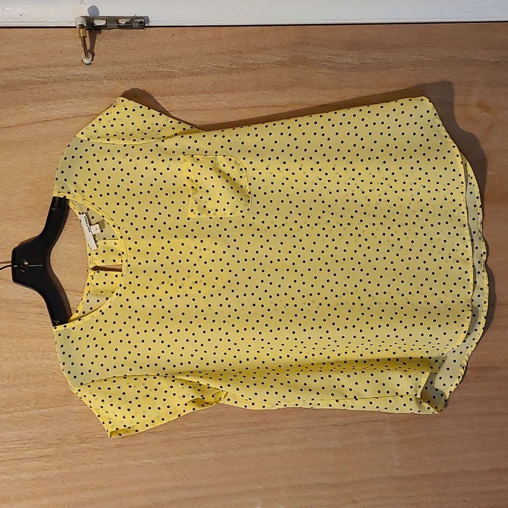 Polka dot blouse, size L